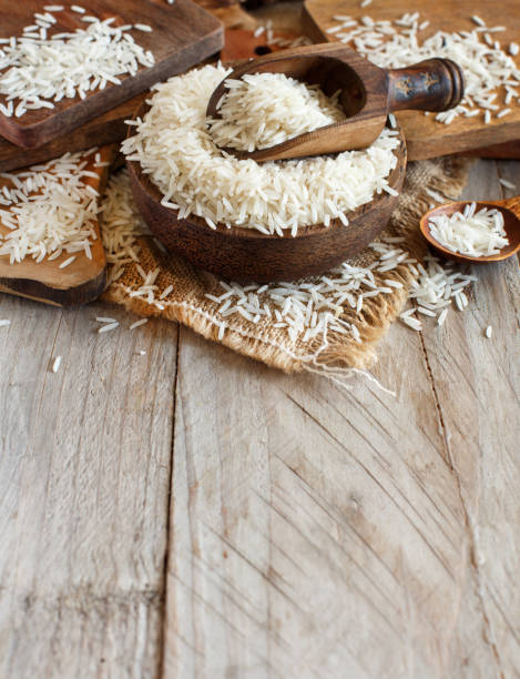 istock Basmati rice in a bowl with a spoon 998848240