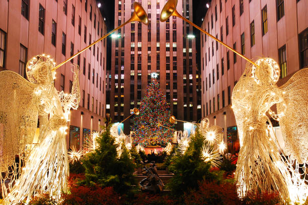Christmas In New York stock photo