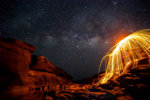 istock Milkyway and stars at Sam Phan Bok, Ubon Ratchathani, Thailand 998892162