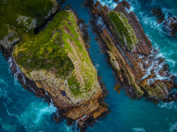 istock Drone view of a rocky coastline 998915592