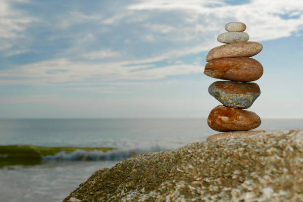 istock Pile of stones on the beach 998915688