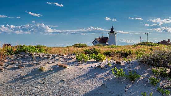 Race Point Light Lighthouse in Cape Code, New England, Massachusetts, USA