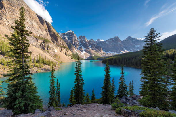 istock Sunset at Moraine lake, Canada 998942822