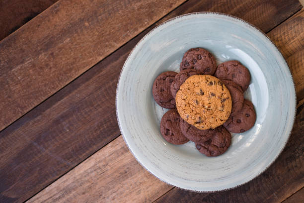istock High Angle View Of Cookies In Plate On Table 998957294
