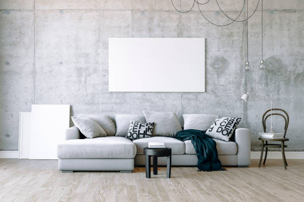 istock 3d render of beautiful clean interior design 998960686