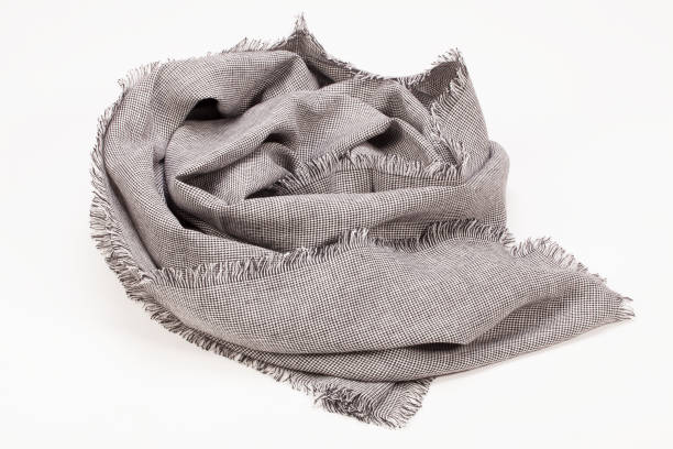 istock Beautiful linen scarf 998972120