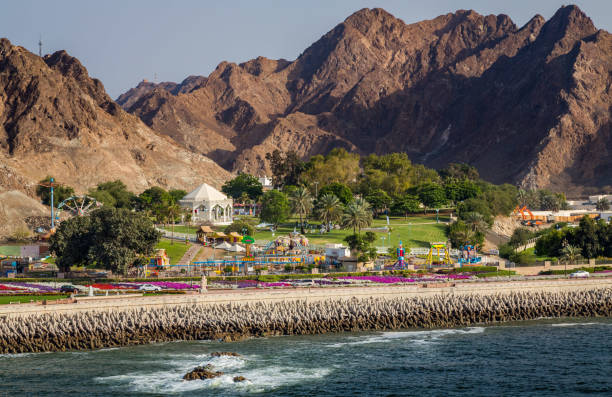 istock Sunrise in Muscat view from a Ship 998972408