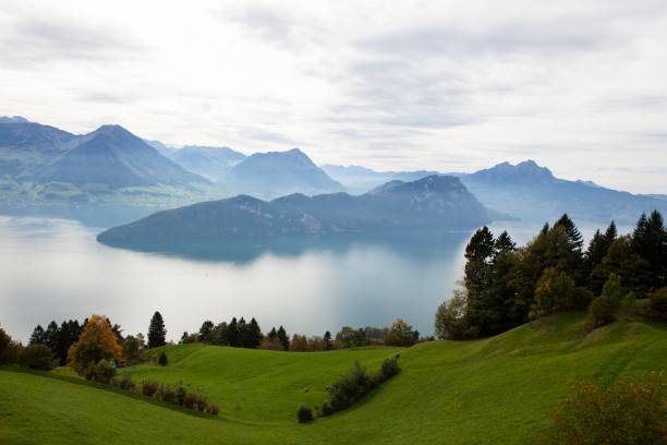 Lake Luzern, Switzerland stock photo