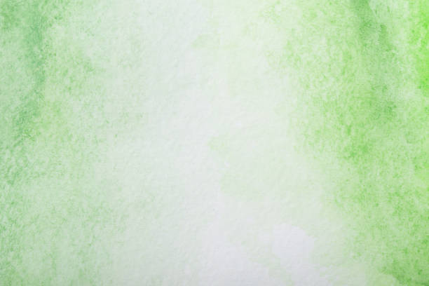 istock Green watercolor background. by drawing 998992100