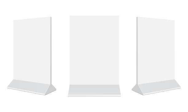 ilustraciones, imágenes clip art, dibujos animados e iconos de stock de conjunto de banners soporte de publicidad exterior - máquina pos