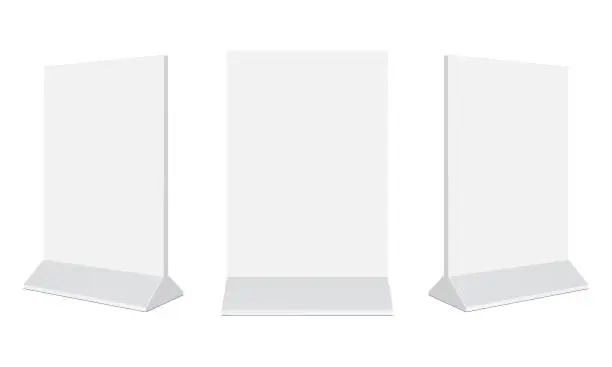 Vector illustration of Set of outdoor advertising stand banners