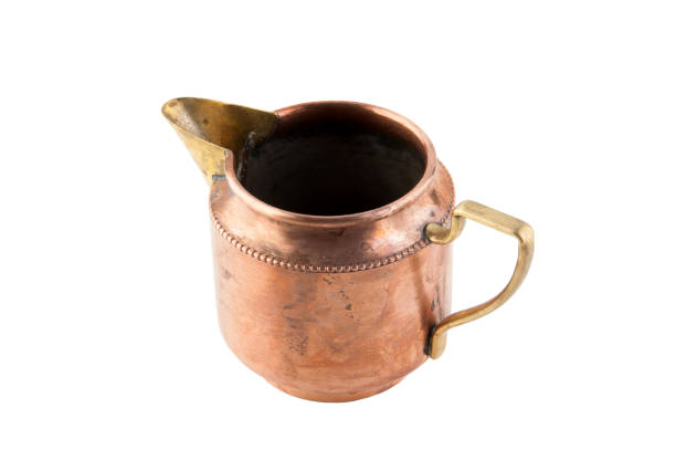 istock Vintage copper brass creamer 998993648
