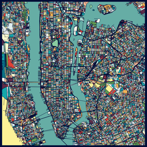 Manhattan area art map