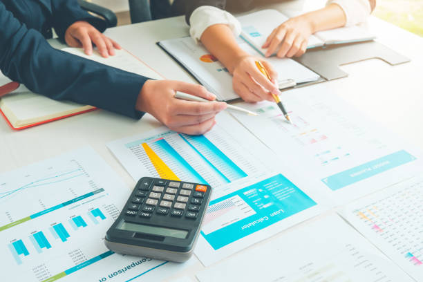 istock Accounting Officer team working and analysis data chart in office, Business and Office Concept. 999017698