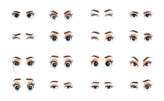 Ilustración de Dibujos Animados De Ojos De Mujer Ojos De Colores Vector Closeup Las Cejas Y Los Ojos De La Mujer Mujer Imagen De Colección Ojos De Emociones Ilustración y más Vectores Ilustración de Dibujos Animados De Ojos De Mujer Ojos De Colores Vector Closeup Las Cejas Y Los Ojos De La Mujer Mujer Imagen De Colección Ojos De Emociones Ilustración y más Vectores