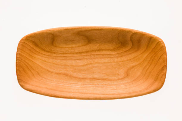 istock Handmade cherry wood plate, small plate 999051372