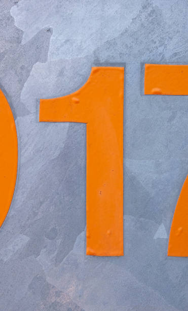 istock Written Wording in Distressed State Typography Found Number One 1 999090822
