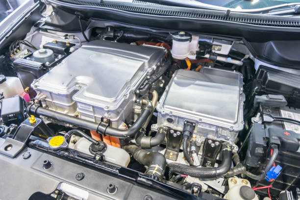 istock Hybrid engine car new innovation and Battery hybrid 999097850