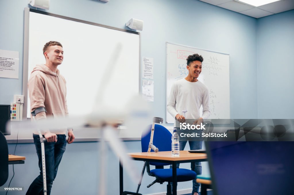 Engineering Class Photo Participating In Engineering Class Stock Photo - Download Image Now ...