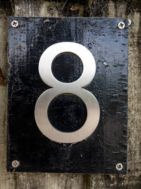 istock Written Wording in Distressed State Typography Found Number Eight 8 999101068