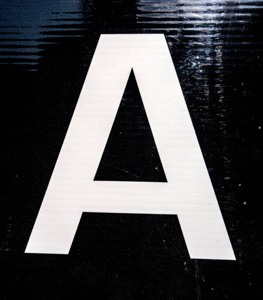 istock Written Wording in Distressed State Typography Found Letter A 999102014