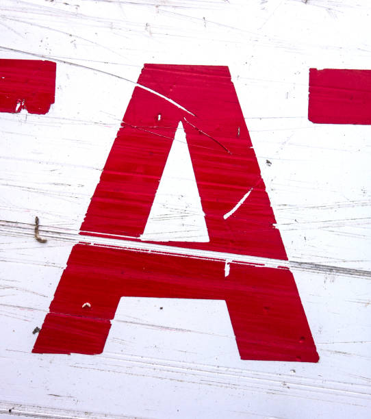istock Written Wording in Distressed State Typography Found Letter A 999104776