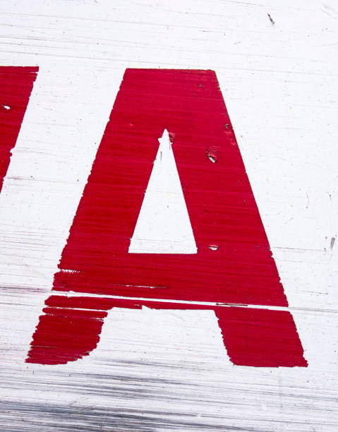 istock Written Wording in Distressed State Typography Found Letter A 999104870