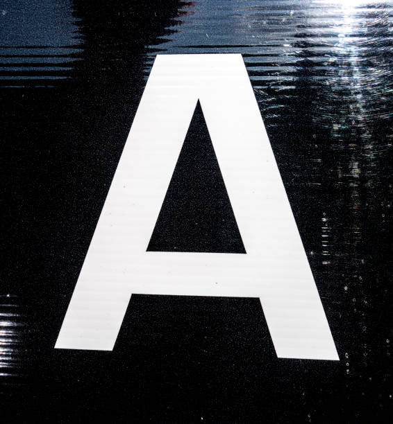istock Written Wording in Distressed State Typography Found Letter A 999105026