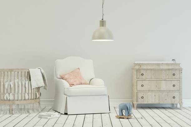 istock Baby room in scandinavian style 999107892