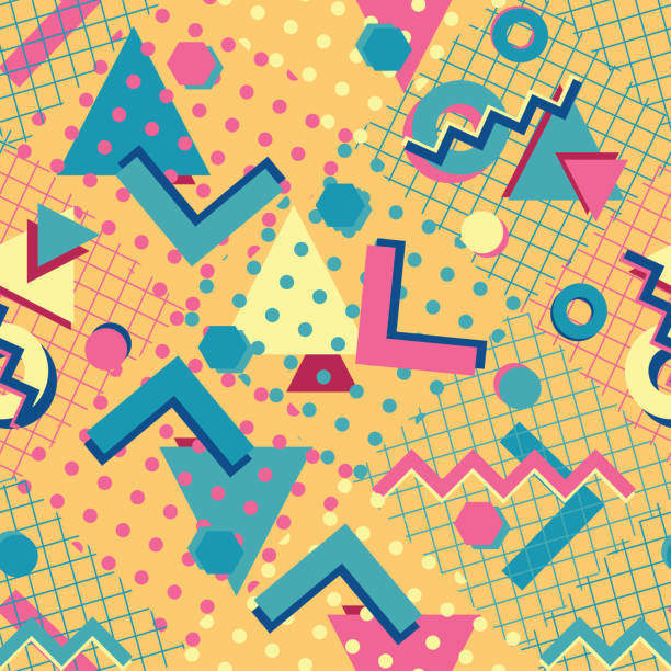 1990s Square Pattern 1,400+ 1990 Pattern Stock Photos, Pictures & Royalty-Free Images - iStock