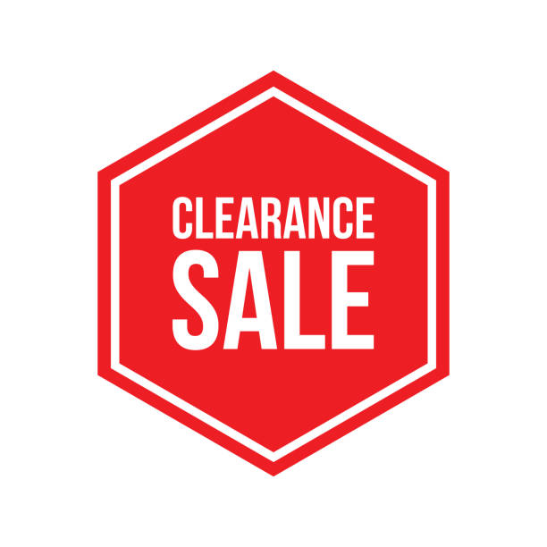 Clearance Sale Sign Hexagon Stock Illustration - Download Image Now -  Advertisement, BOGO Discount, Business - iStock