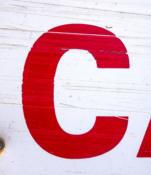 istock Written Wording in Distressed State Typography Found Letter C 999182182