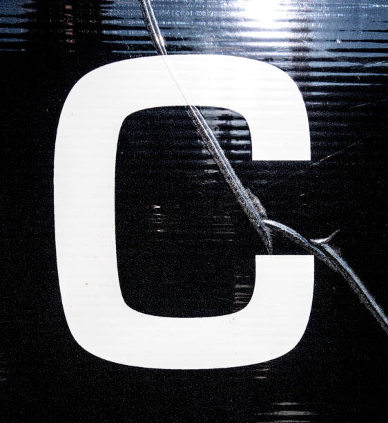 istock Written Wording in Distressed State Typography Found Letter C 999182682