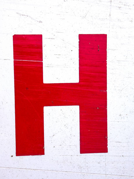 istock Written Wording in Distressed State Typography Found Letter H 999191252