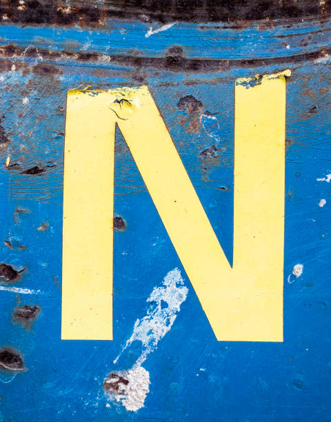 istock Written Wording in Distressed State Typography Found Letter N 999206444