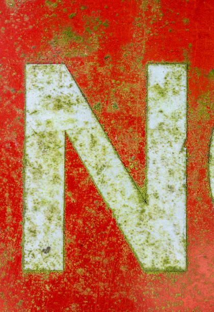 istock Written Wording in Distressed State Typography Found Letter N 999207026