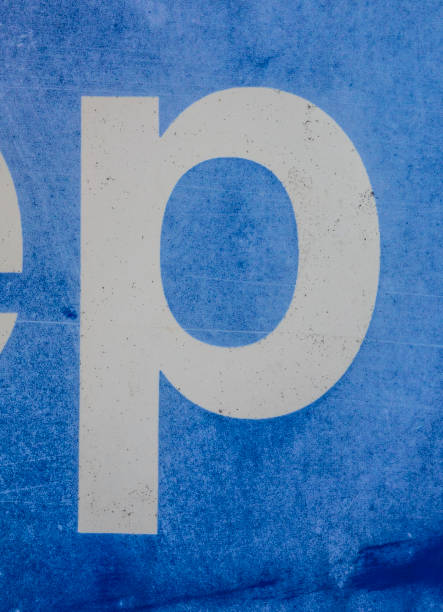 istock Written Wording in Distressed State Typography Found Letter P 999216566