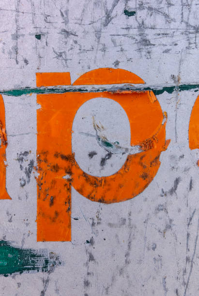 istock Written Wording in Distressed State Typography Found Letter P 999216690