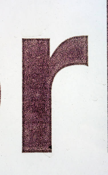 istock Written Wording in Distressed State Typography Found Letter R 999222950