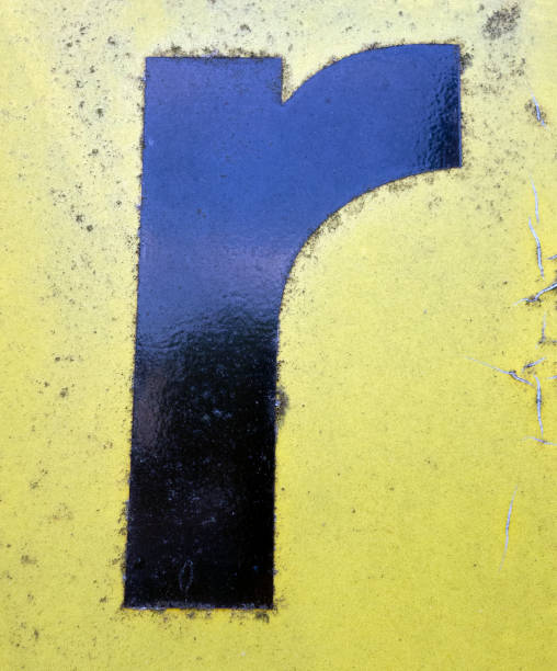istock Written Wording in Distressed State Typography Found Letter R 999222956