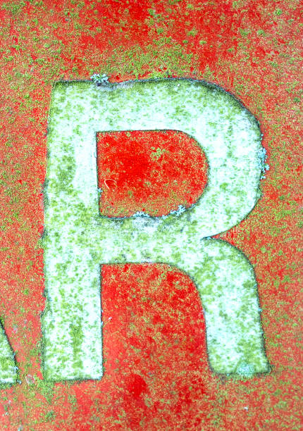 istock Written Wording in Distressed State Typography Found Letter R 999225912