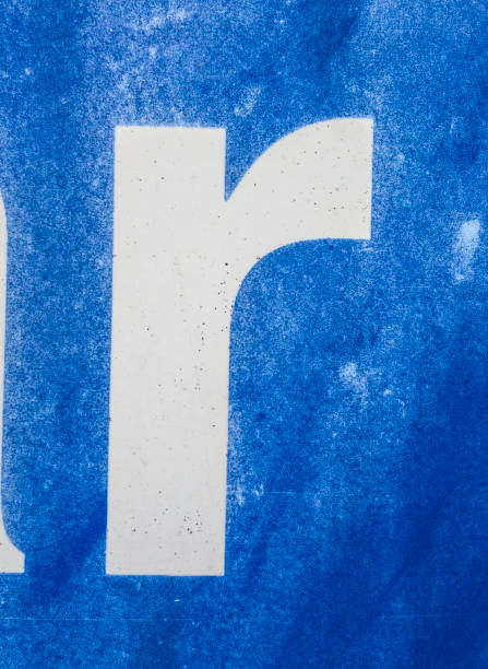 istock Written Wording in Distressed State Typography Found Letter R 999226366