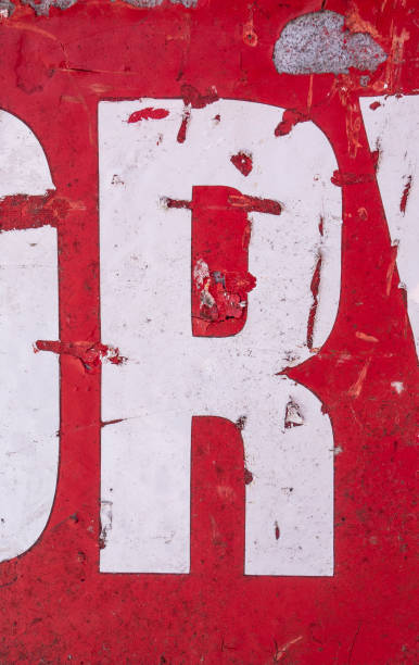 istock Written Wording in Distressed State Typography Found Letter R 999226602