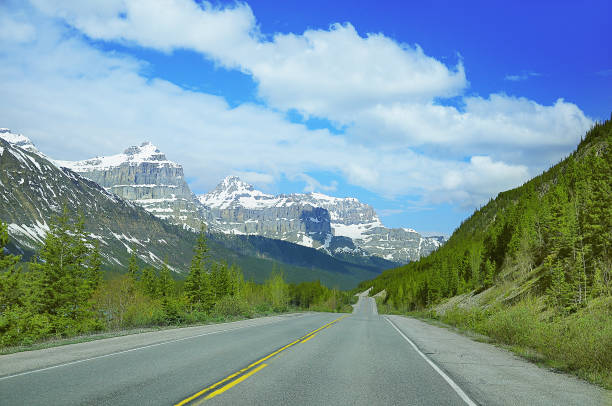 istock Road from Banff to Columbia Icefield. 999230272