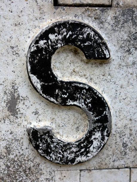istock Written Wording in Distressed State Typography Found Letter S 999230696
