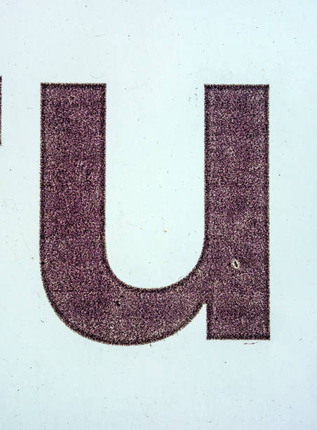 istock Written Wording in Distressed State Typography Found Letter U 999234592