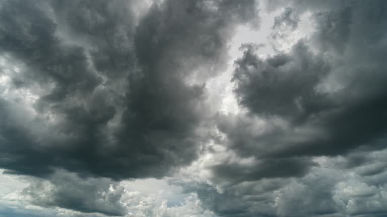 Storm clouds moving time lapse.