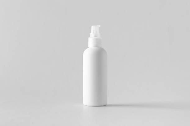 istock White plastic cosmetic foam pump bottle mock-up. 999287540