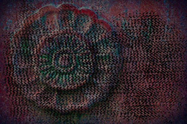 Grunge Ornate stone texture, circle rock shape, background for web site or mobile devices .