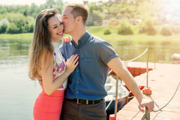 istock Couple loving each other outdoors 999323530